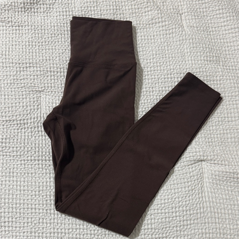 Carbon 38 Brown Leggings full length